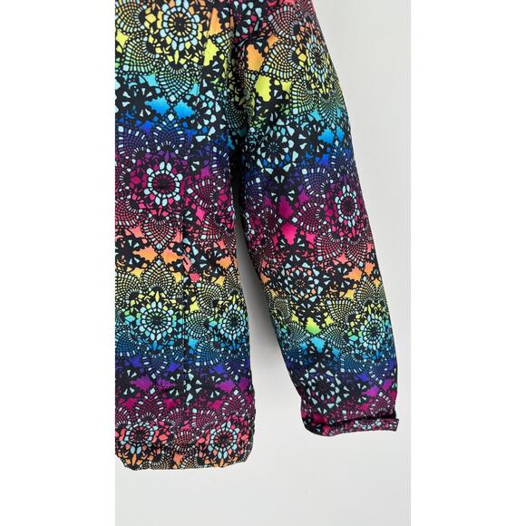 The Childrens Place Girls Rainbow Floral Geometric 3 in 1 Jacket Size Large NWT - Picture 4 of 11